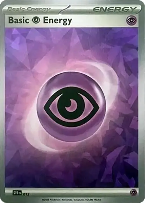 Basic Psychic Energy (Cracked Ice Holo) (013) (Sve) 1