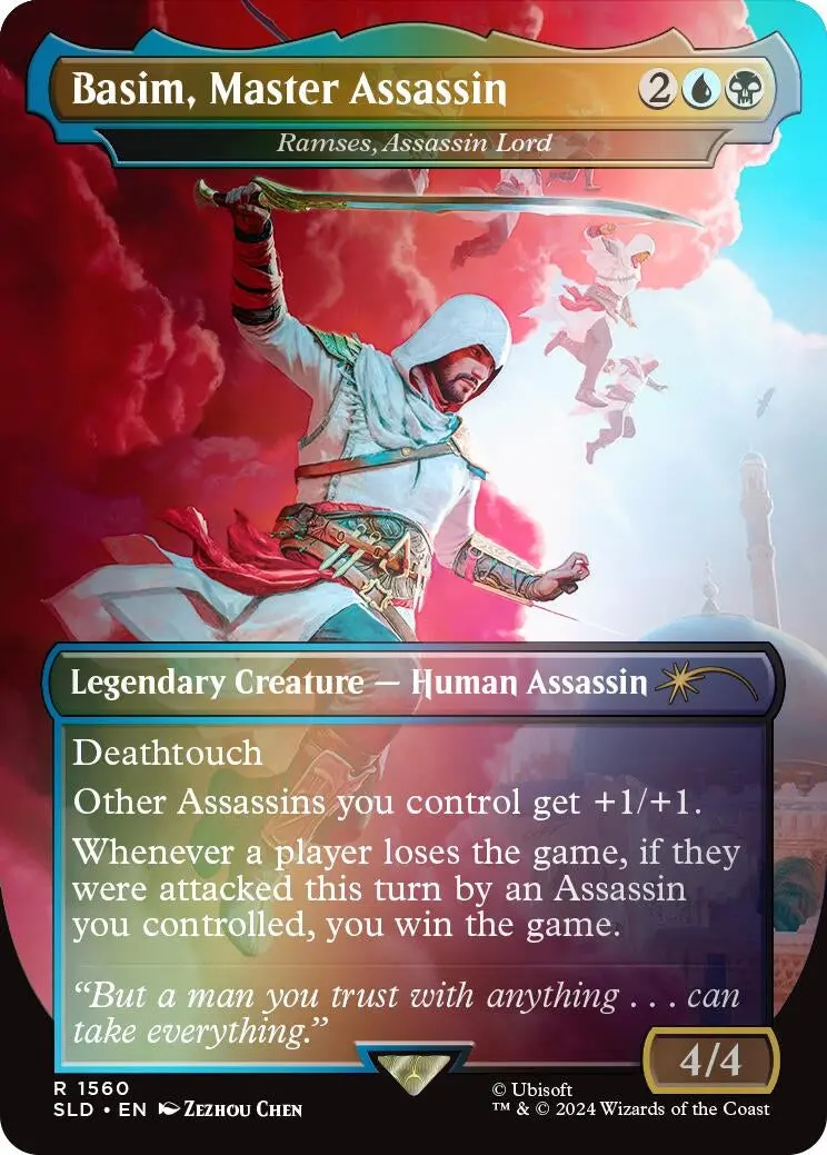 Basim, Master Assassin - Ramses, Assassin Lord (Rainbow Foil) (1560) (Sld) 1