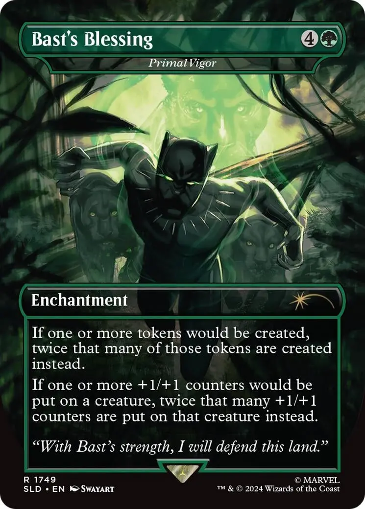 Bast's Blessing - Primal Vigor (Rainbow Foil) (1749) (Sld) 1