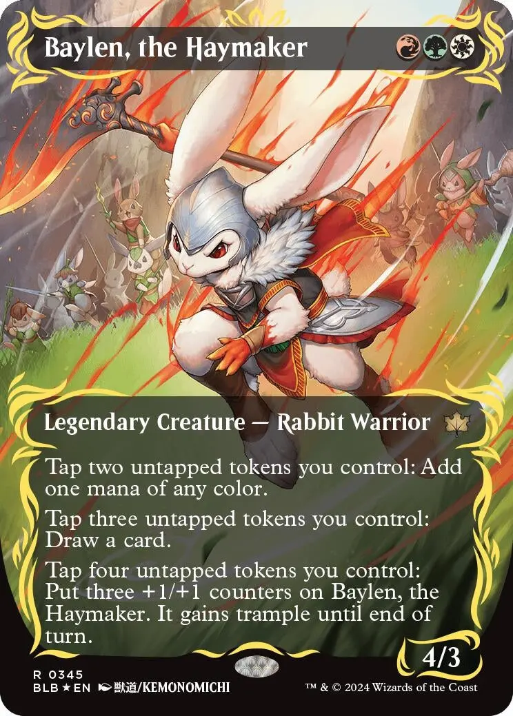 Baylen, The Haymaker (Borderless) (Raised Foil) (345) (Blb) 1