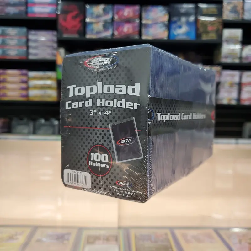 Bcw: 3X4 Standard Toploader 100Ct 1