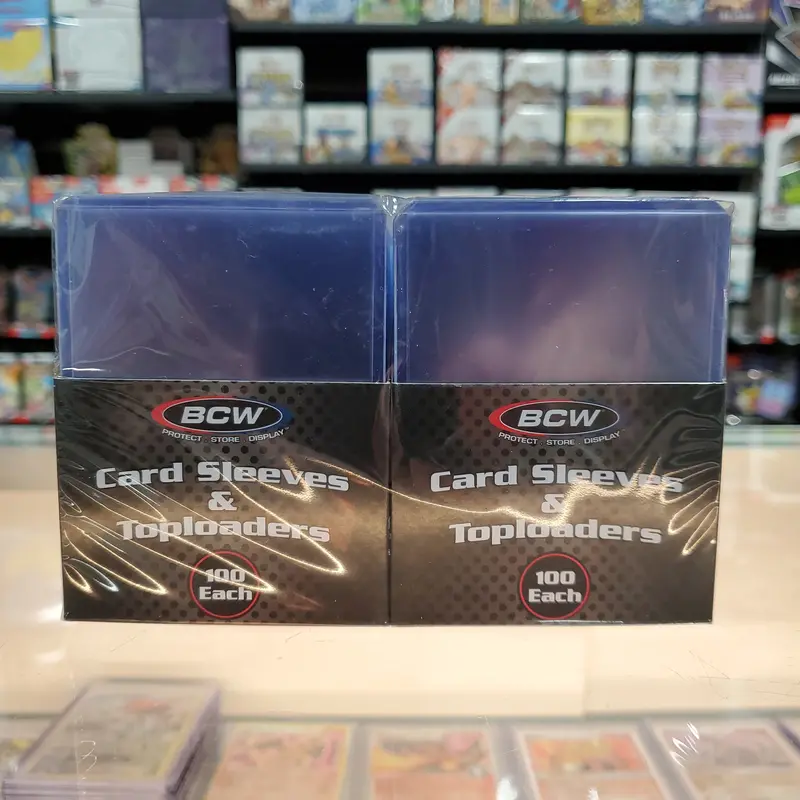 Bcw: 3X4 Standard Toploader Combo With Sleeves 200Ct 1