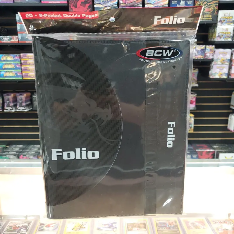 Bcw: 9 Pocket Pro Binder - Black 1