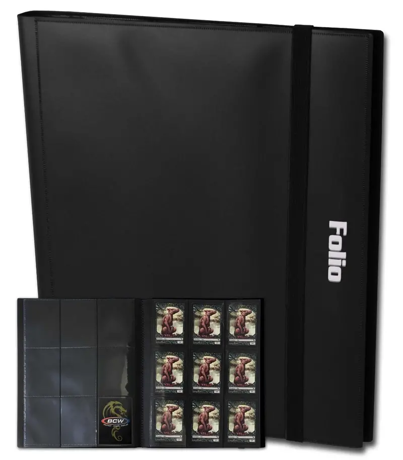 Bcw: 9 Pocket Pro Binder - Black 2