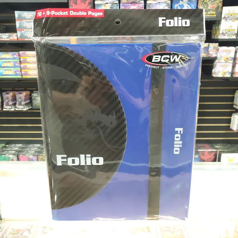 Bcw: 9 Pocket Pro Binder - Blue 1
