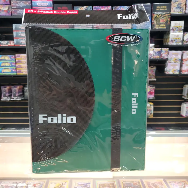 Bcw: 9 Pocket Pro Binder - Green 1