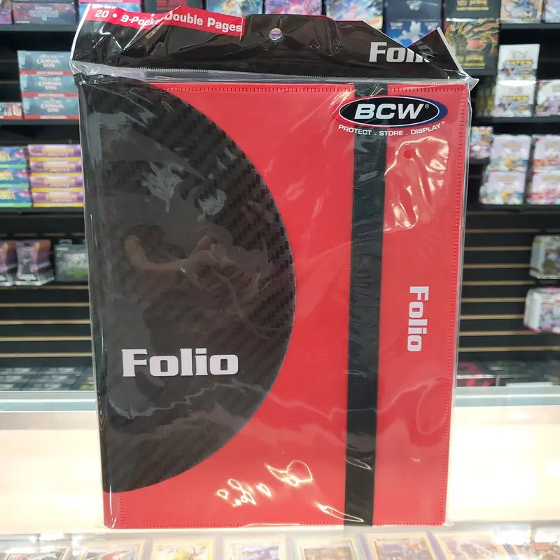Bcw: 9 Pocket Pro Binder - Red 1