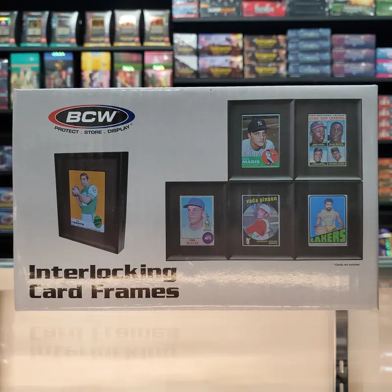 Bcw: Interlocking Card Frames - Black 1
