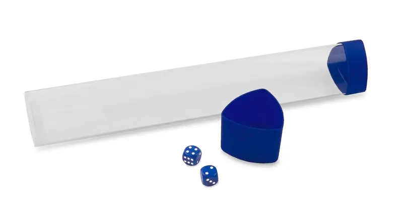 Bcw: Playmat Tube With D6 Dice - Blue 1