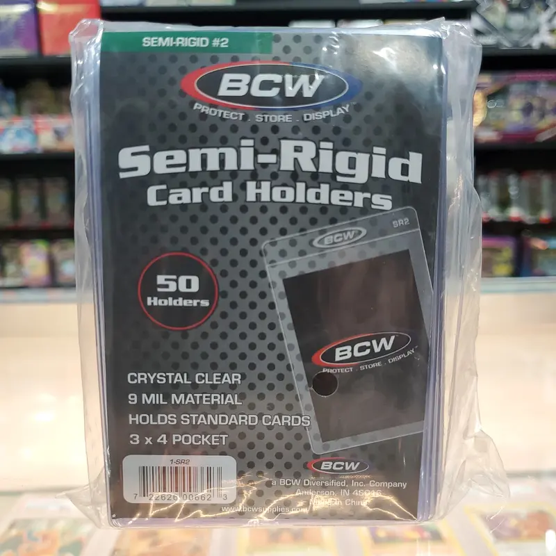 Bcw: Standard Semi-Rigid Card Holders (50 Count) 1