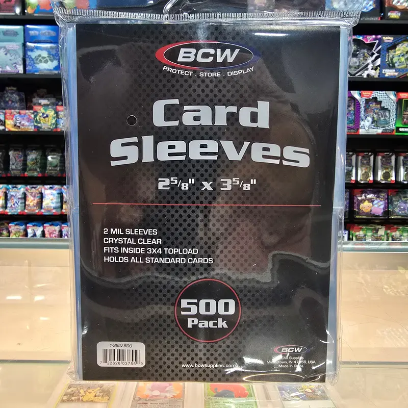 Bcw: Standard Size Card Sleeve 500Ct 1