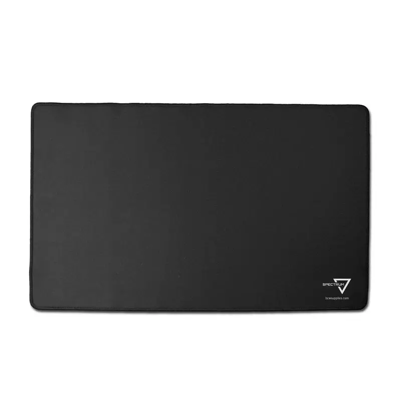 Bcw: Stitched Edging Playmat - Black 1