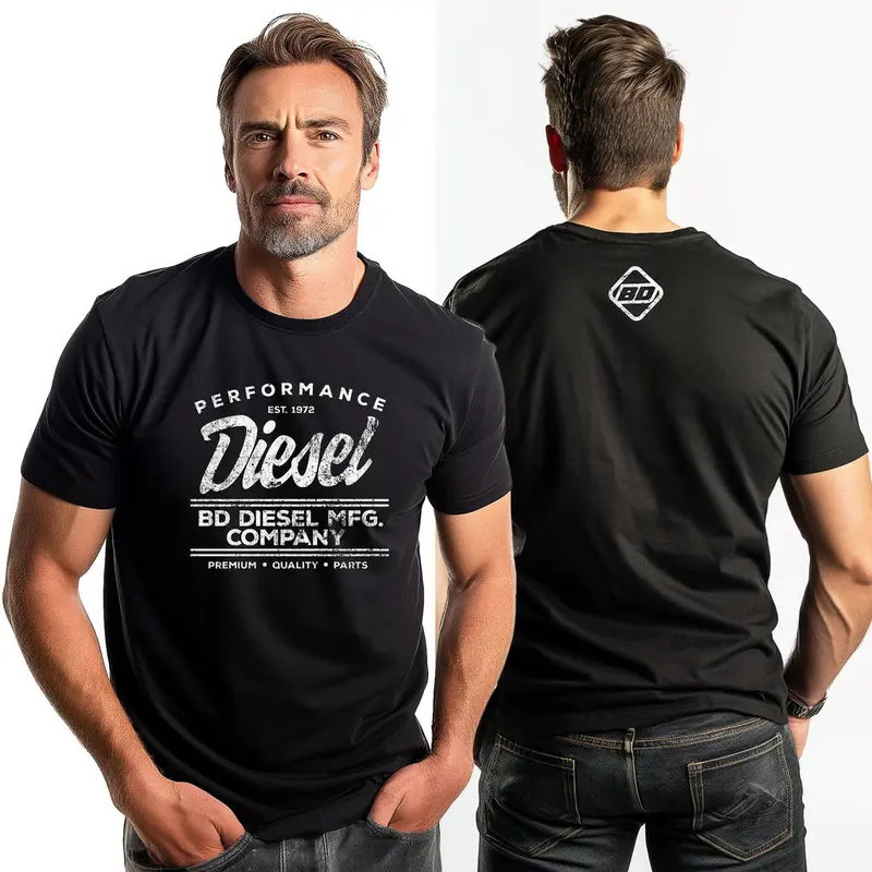 Bd Performance Manufacturing Graphic T-Shirt Black 1