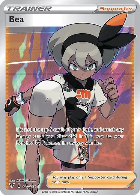 Bea (Full Art) (180/185) (Swsh04) 1