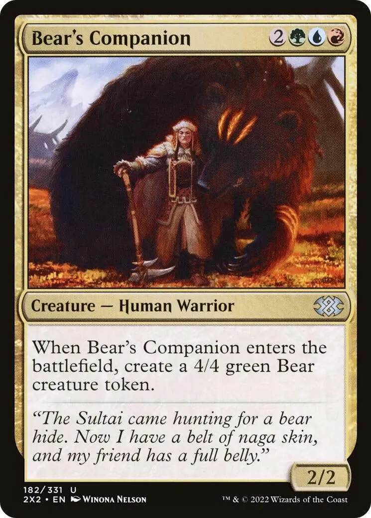 Bear's Companion (182) (2X2) 1