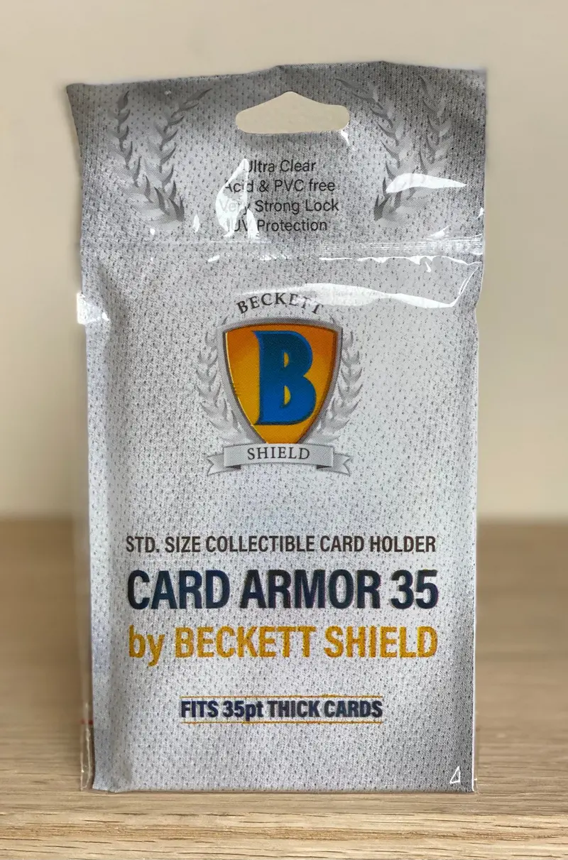Beckett Shield: Collectible Card Holder 35 Pt - Standard Size 1