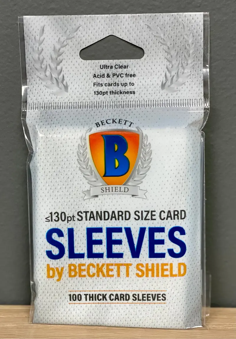 Beckett Shield: Extra Thick Card Sleeves 130 Pt 1