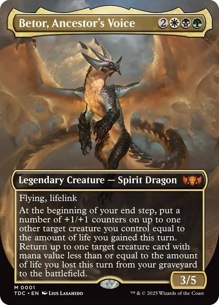 Betor, Ancestor's Voice (Borderless) (1) (Tdc) 1