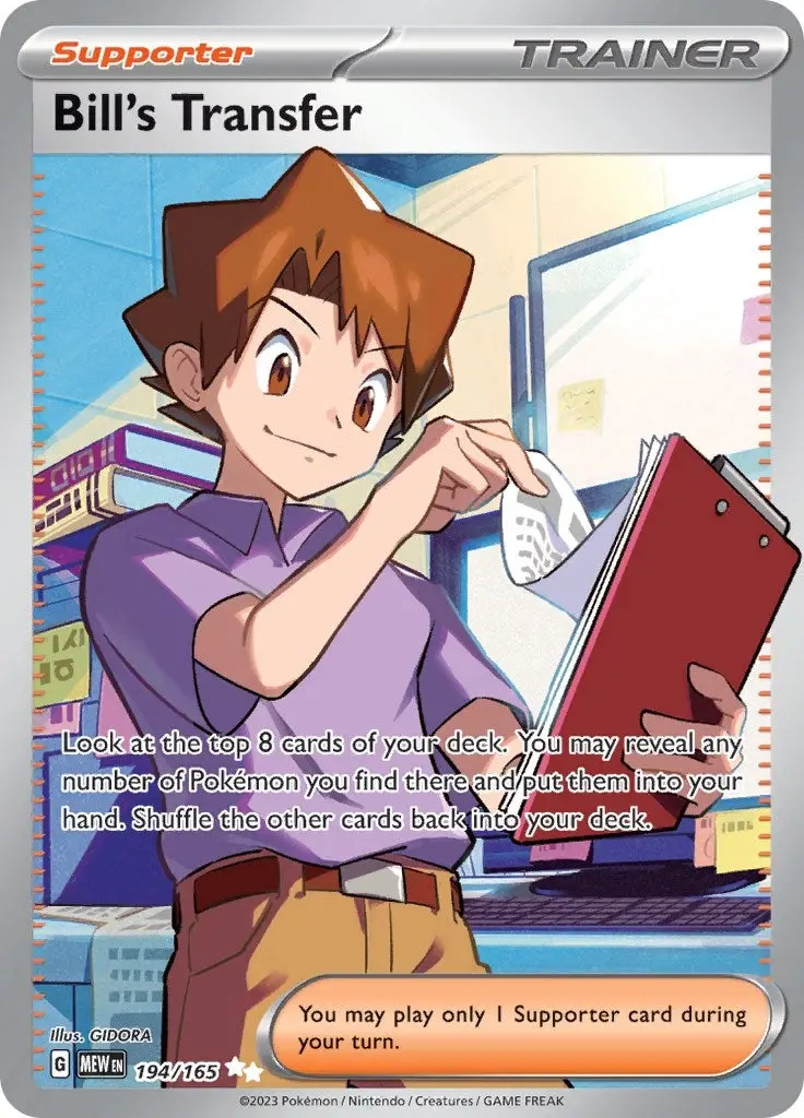 Bill's Transfer (194/165) (Mew) 1