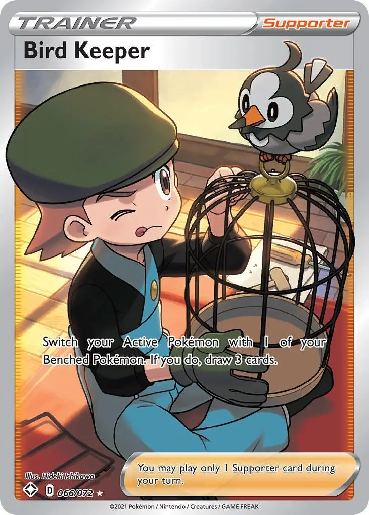 Bird Keeper (Full Art) (066/072) (Shf) 1