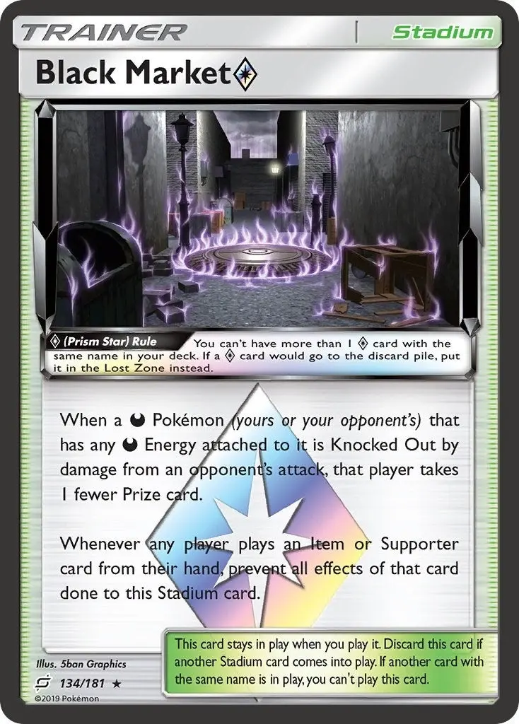 Black Market Prism Star (134/181) (Sm9) 1