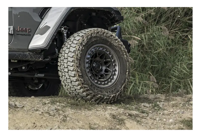 Black Rhino Alpha Wheels In Matte Black With Gunmetal Lip 3