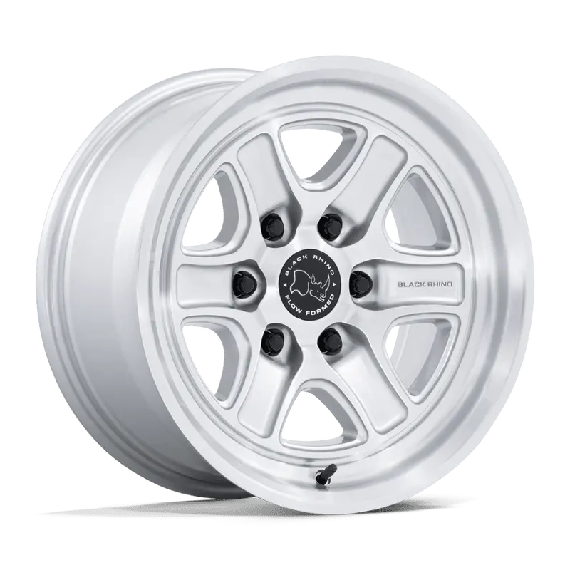 Black Rhino Echo Wheels In Gloss Silver W/ Machined Face 1