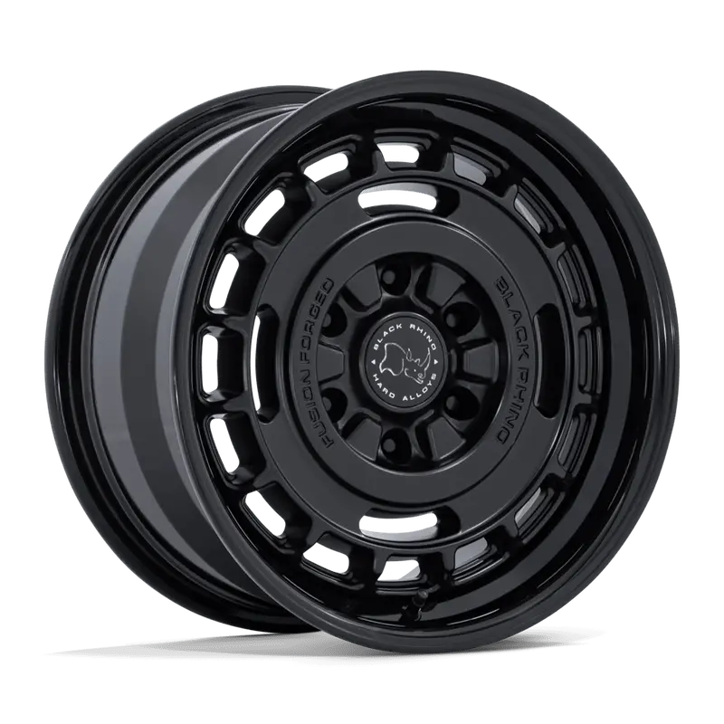 Black Rhino Vagabond Wheels In Matte Black With Gloss Black Lip 1