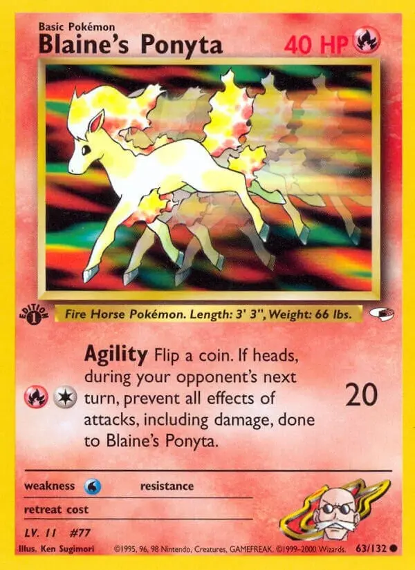 Blaine's Ponyta (063/132) (G1) 1