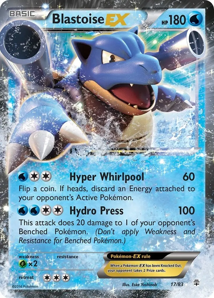 Blastoise Ex (17/83) (Gen) 1
