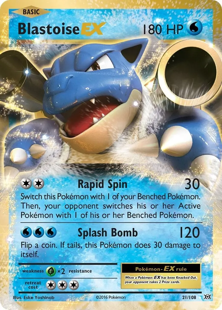 Blastoise Ex (21/108) (Evo) 1