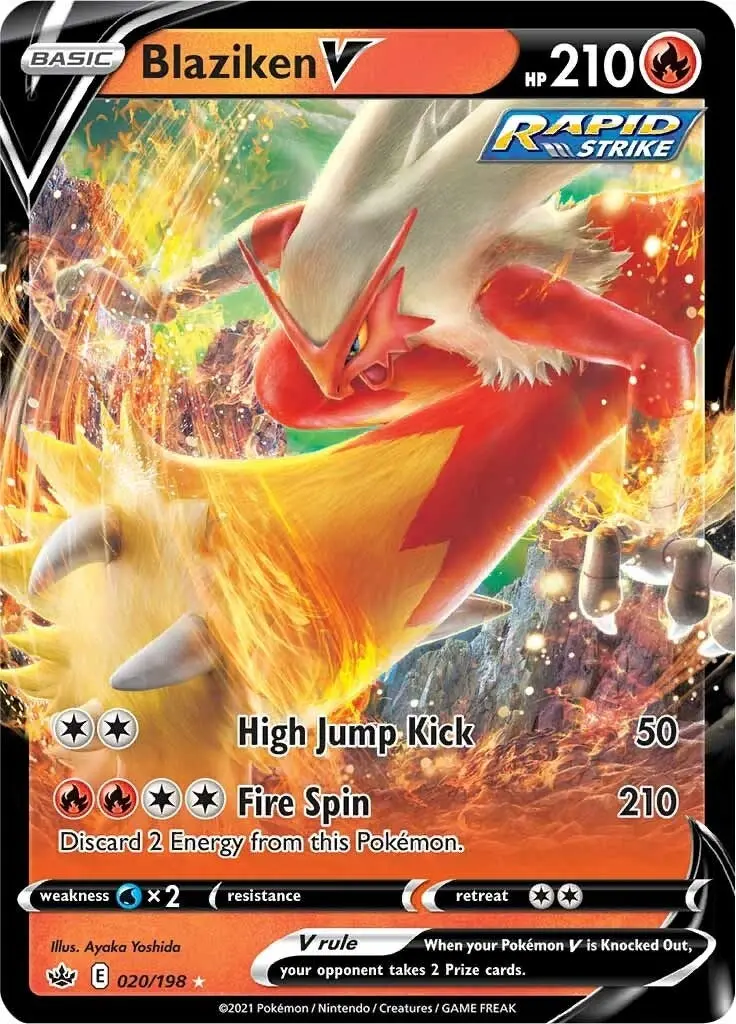 Blaziken V (020/198) (Swsh06) 1
