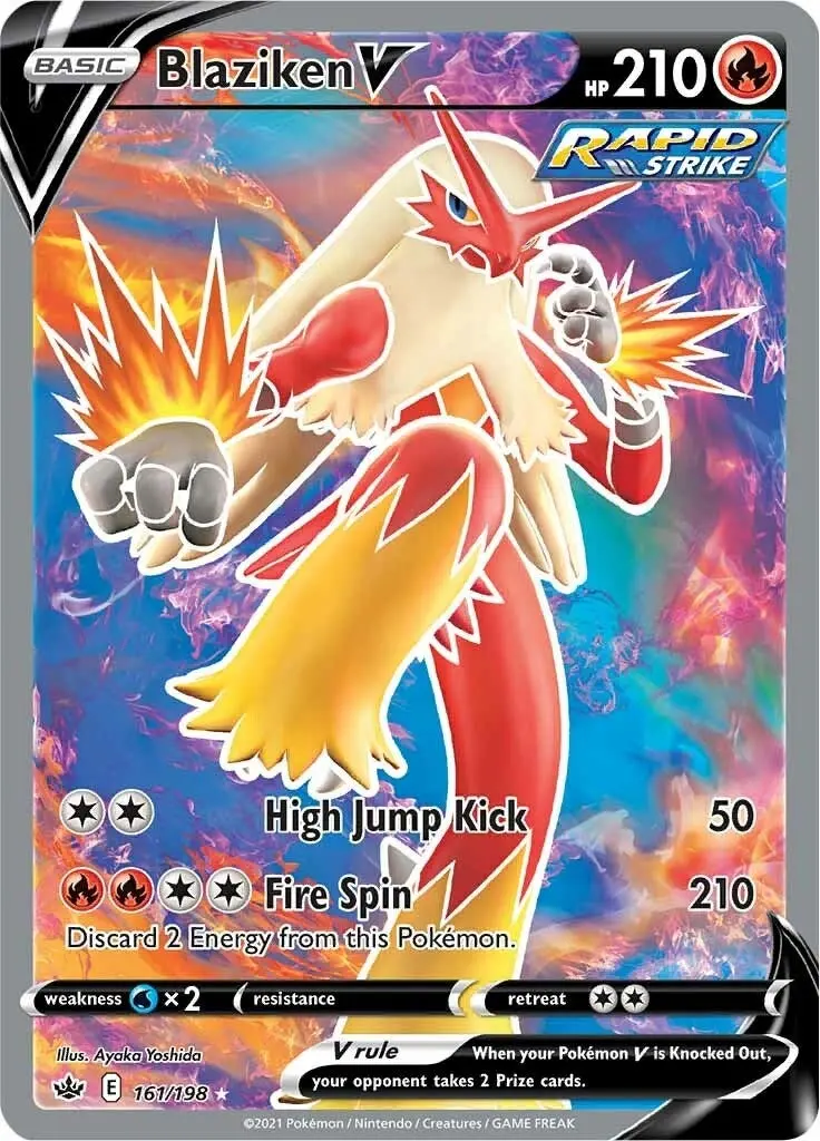 Blaziken V (Full Art) (161/198) (Swsh06) 1