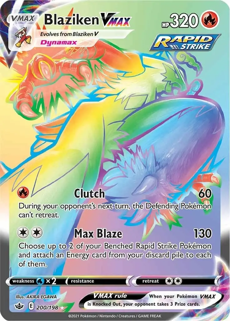 Blaziken Vmax (Secret) (200/198) (Swsh06) 1