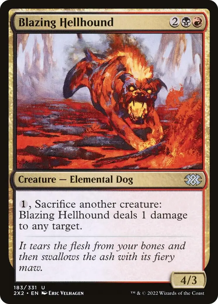 Blazing Hellhound (183) (2X2) 1