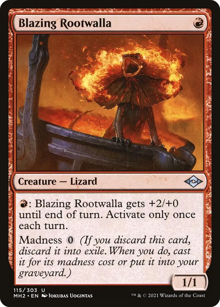 Blazing Rootwalla (115) (Mh2) 1