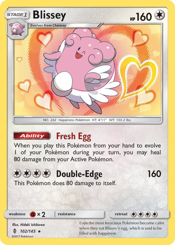 Blissey (102/145) (Sm02) 1
