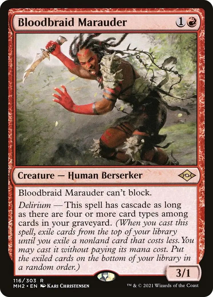 Bloodbraid Marauder (116) (Mh2) 1