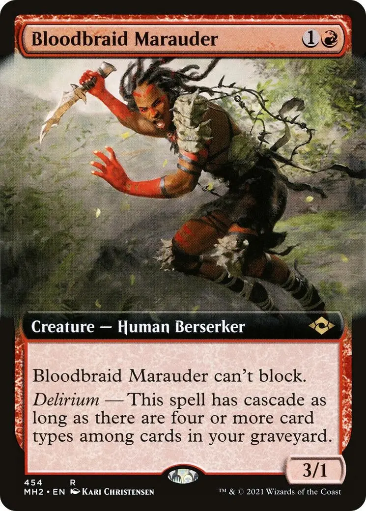 Bloodbraid Marauder (Extended Art) (454) (Mh2) 1