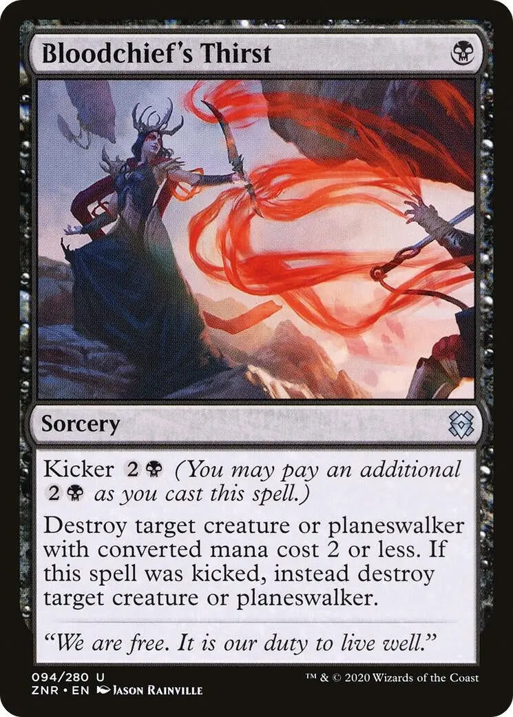 Bloodchief's Thirst (94) (Znr) 1