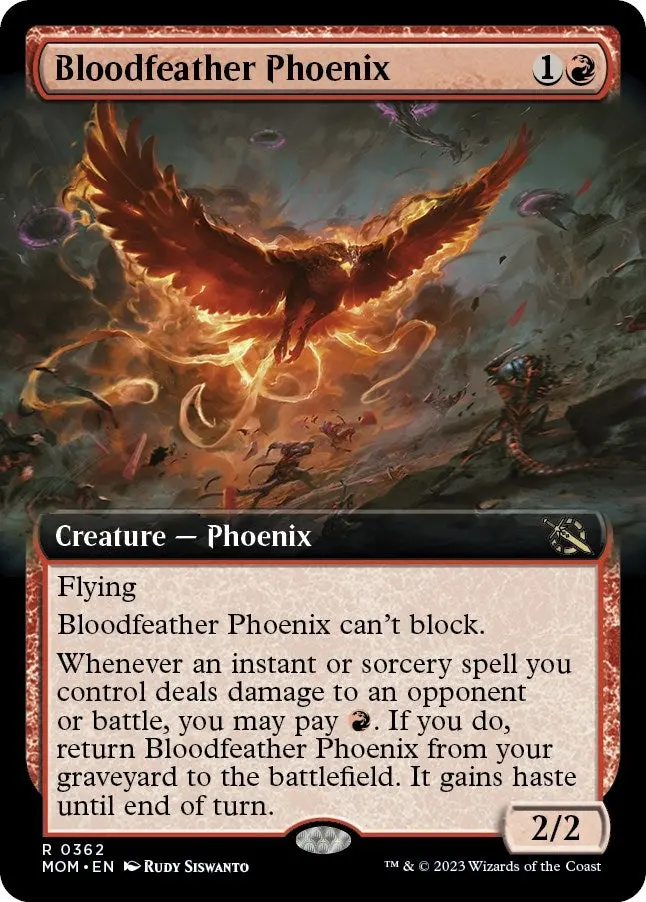Bloodfeather Phoenix (Extended Art) (362) (Mom) 1