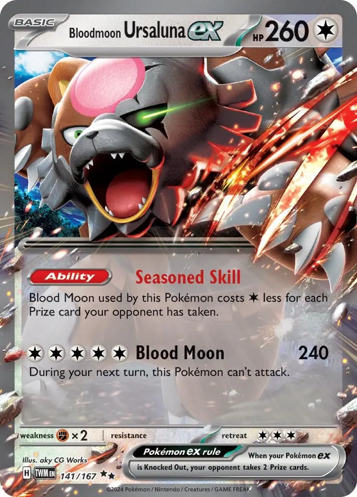 Bloodmoon Ursaluna Ex (141/167) (Twm) 1