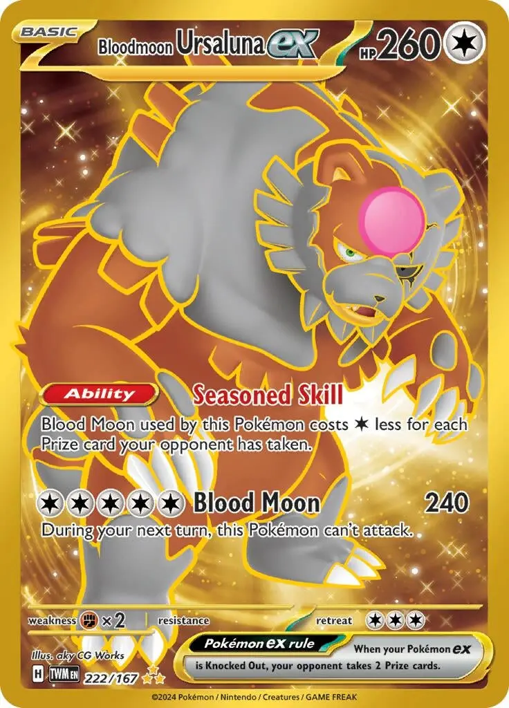 Bloodmoon Ursaluna Ex (222/167) (Twm) 1