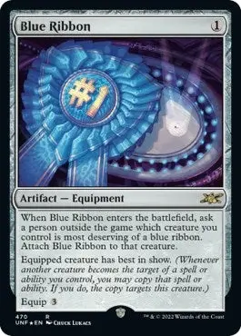 Blue Ribbon (Galaxy Foil) (470) (Unf) 1