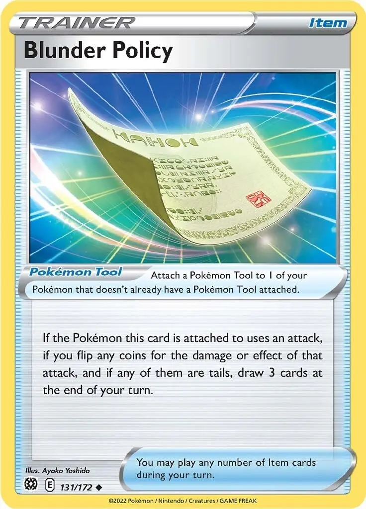 Blunder Policy (131/172) (Swsh09) 1