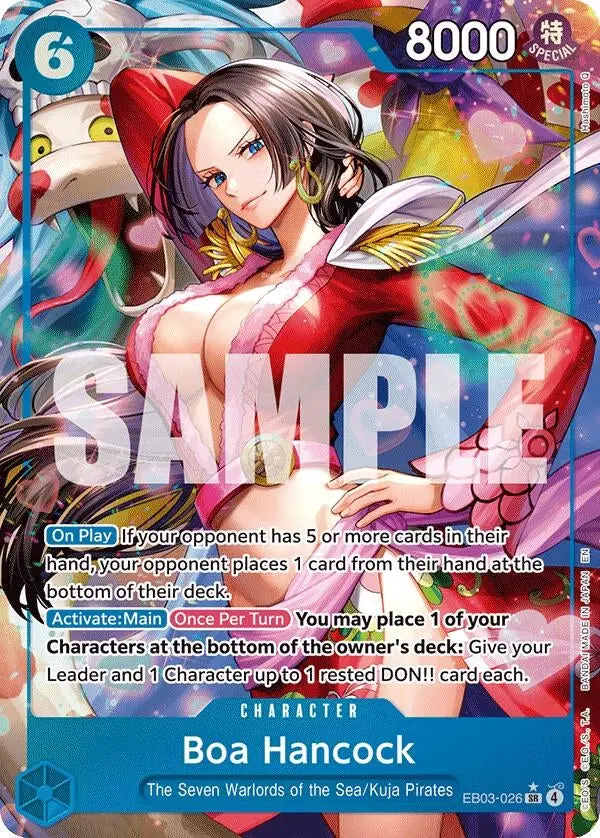 Boa Hancock (Alternate Art) (Eb03-026) (Eb-03) 1