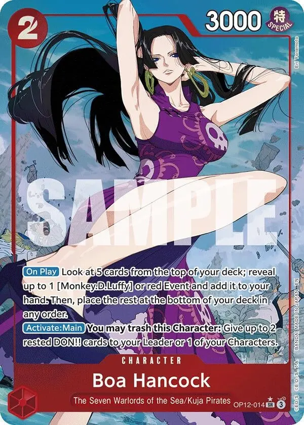 Boa Hancock (Alternate Art) (Op12-014) (Op12) 1