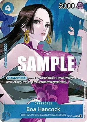 Boa Hancock (Box Topper) (Op02-059) (Op02) 1