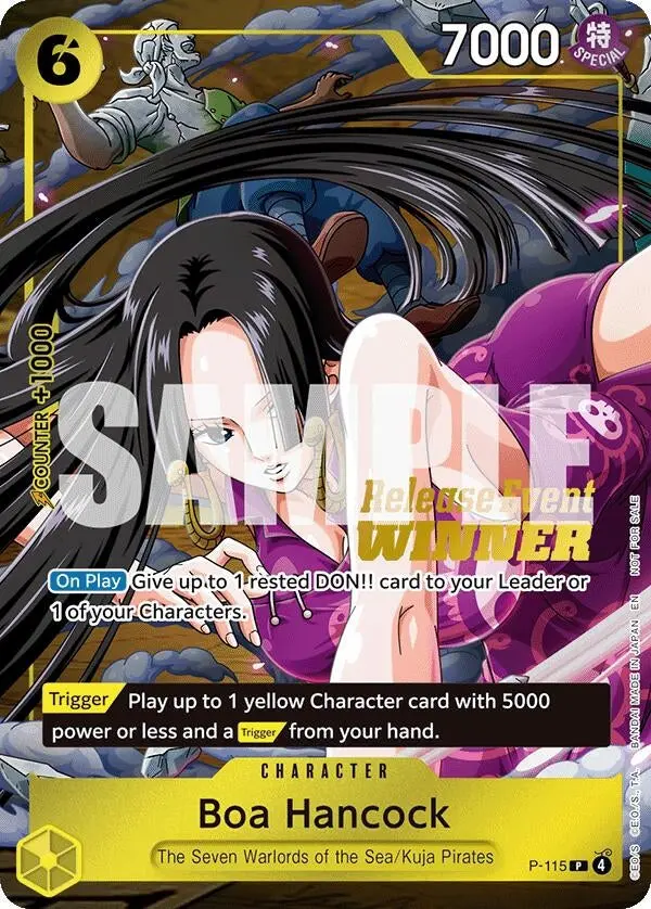 Boa Hancock (Op15 Release Event Winner) (P-115) (Op-Pr) 1