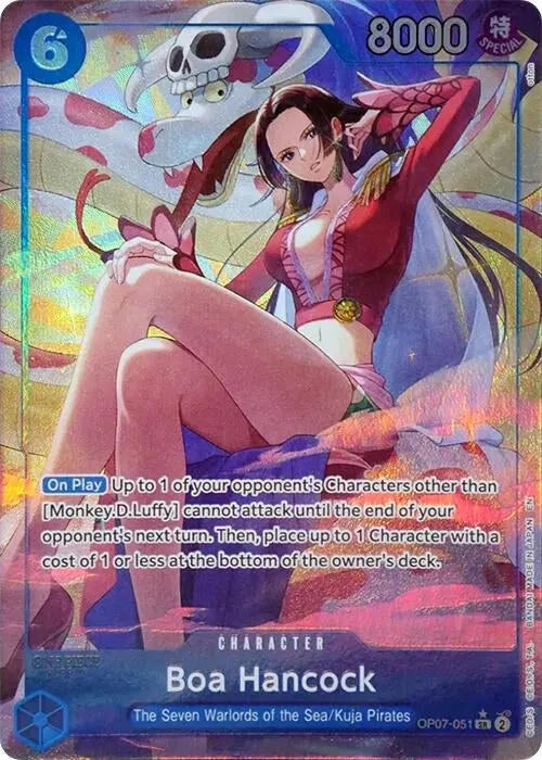 Boa Hancock (Seven Warlords Of The Sea Binder Set) (Alternate Art) (Op07-051) (Op-Pr) 1